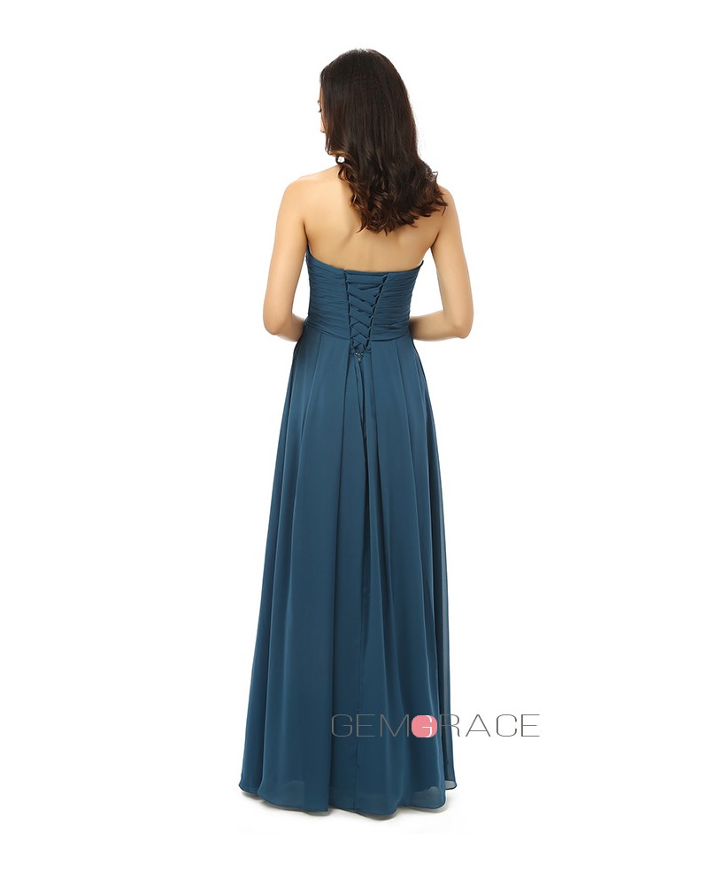 Sheath Sweetheart Floor-length Bridesmaid Dress