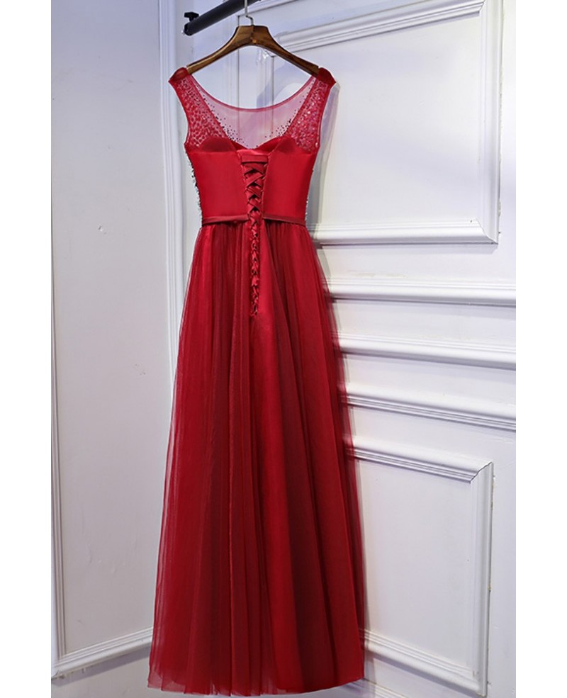Cute Sparkly Silver And Red Long Party Dress Sleeveless - Click Image to Close