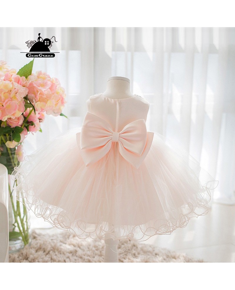 Super Cute Pink Tutu Flower Girl Dress Princess Ballgown Formal Dress - Click Image to Close