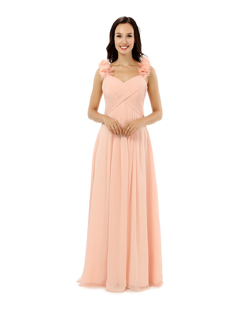 Sheath Sweetheart Floor-length Bridesmaid Dress