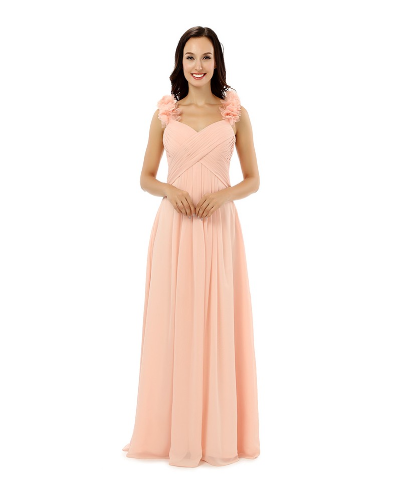 Sheath Sweetheart Floor-length Bridesmaid Dress