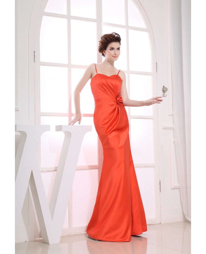 Mermaid Sweetheart Floor-length Satin Evening Dress