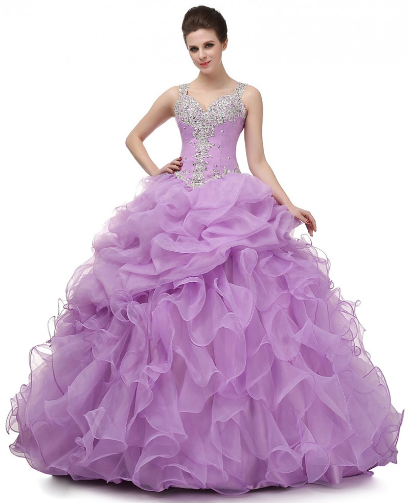 Ball-gown Sweet-heart Floor-length Prom Dress with Beading