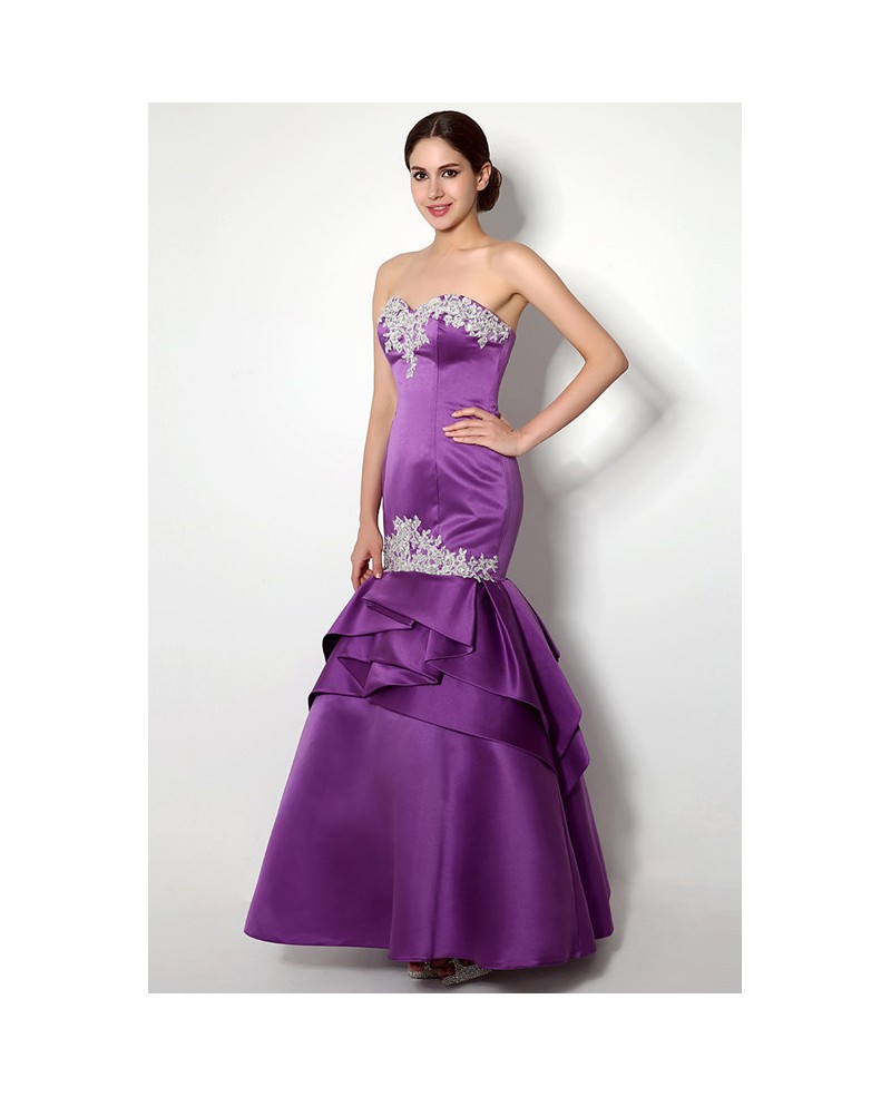 Mermaid Sweetheart Floor-length Prom Dress