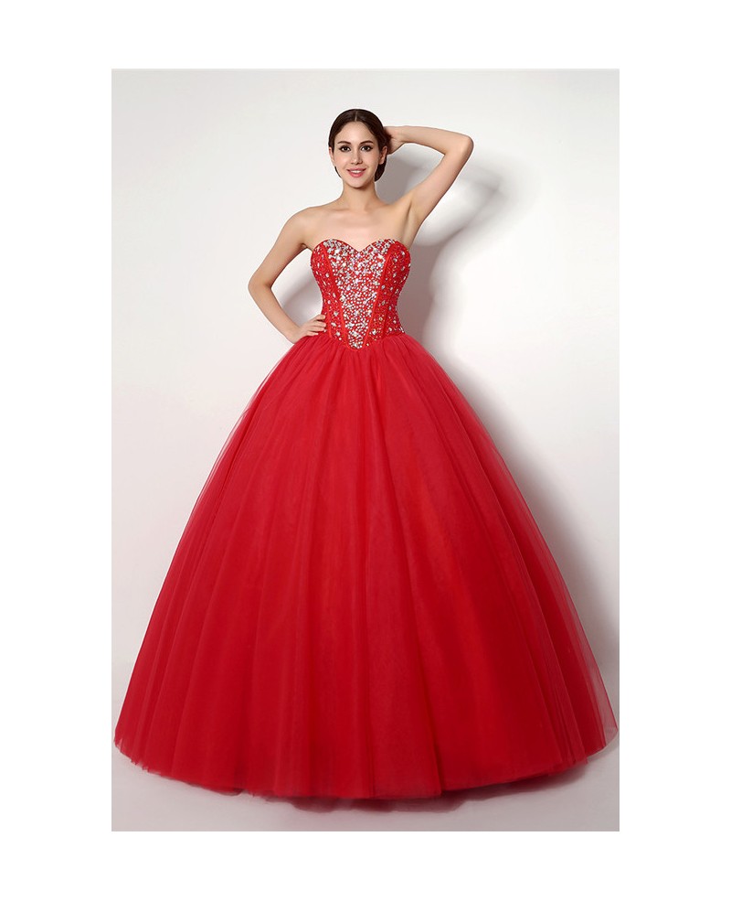 Ball-gown Sweetheart Floor-length Prom Dress - Click Image to Close