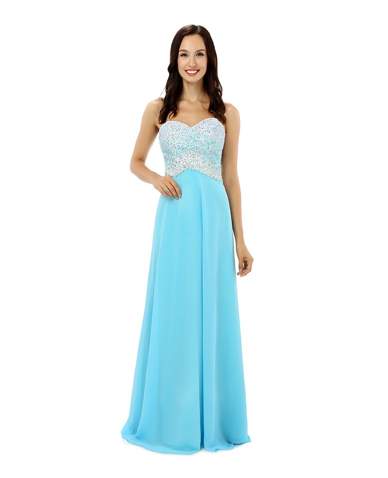 Sheath Sweetheart Sweep-length Prom Dress