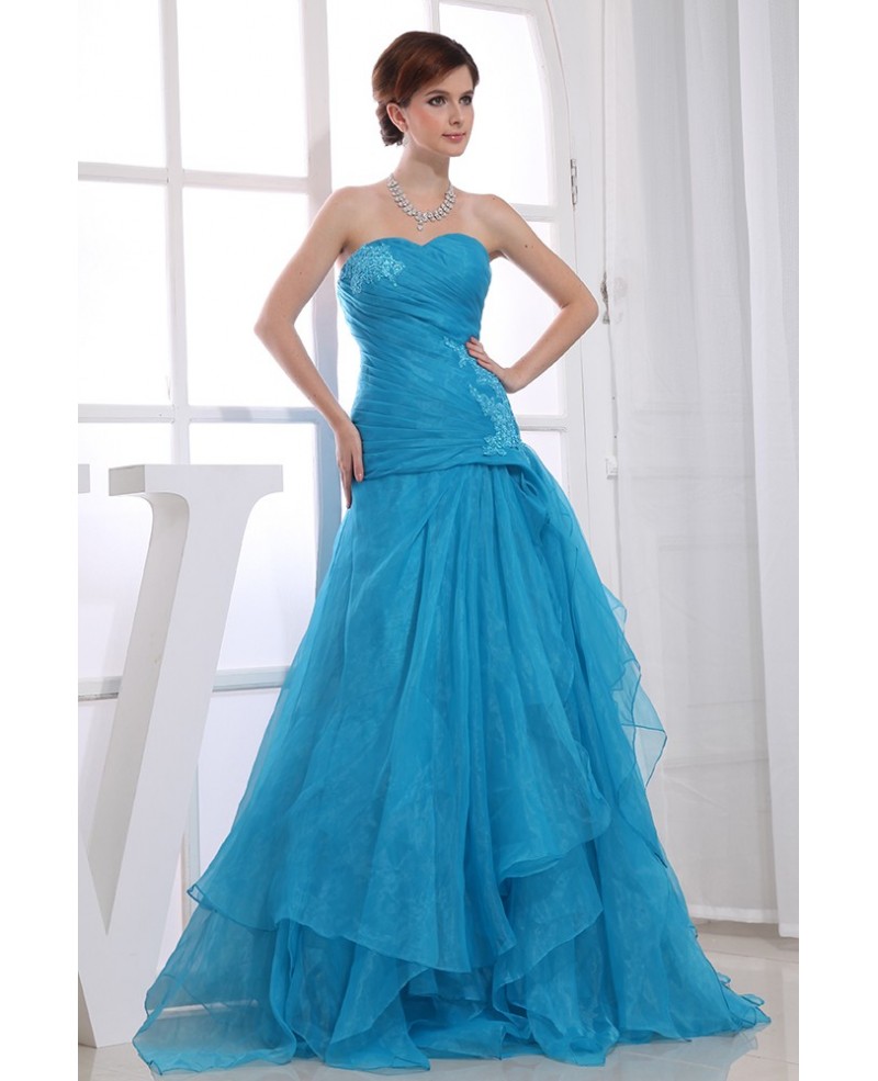 Meramid Sweetheart Floor-length Tulle Wedding Dress With Beading - Click Image to Close